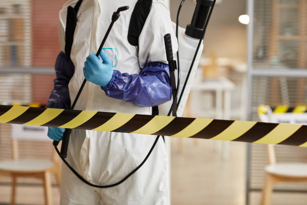 Professional Sewage Cleanup technician working in McFarland, WI